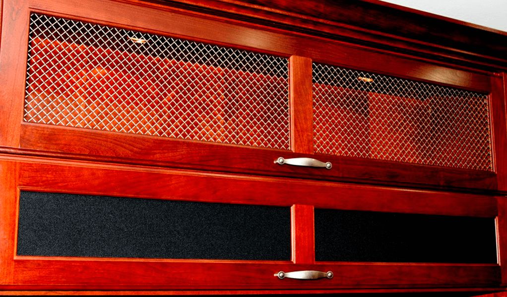 Custom Media Center Product Options by Valet Custom & Closets